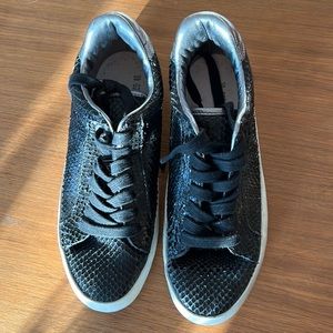 Zadig and Voltaire snakeskin sneakers size 39